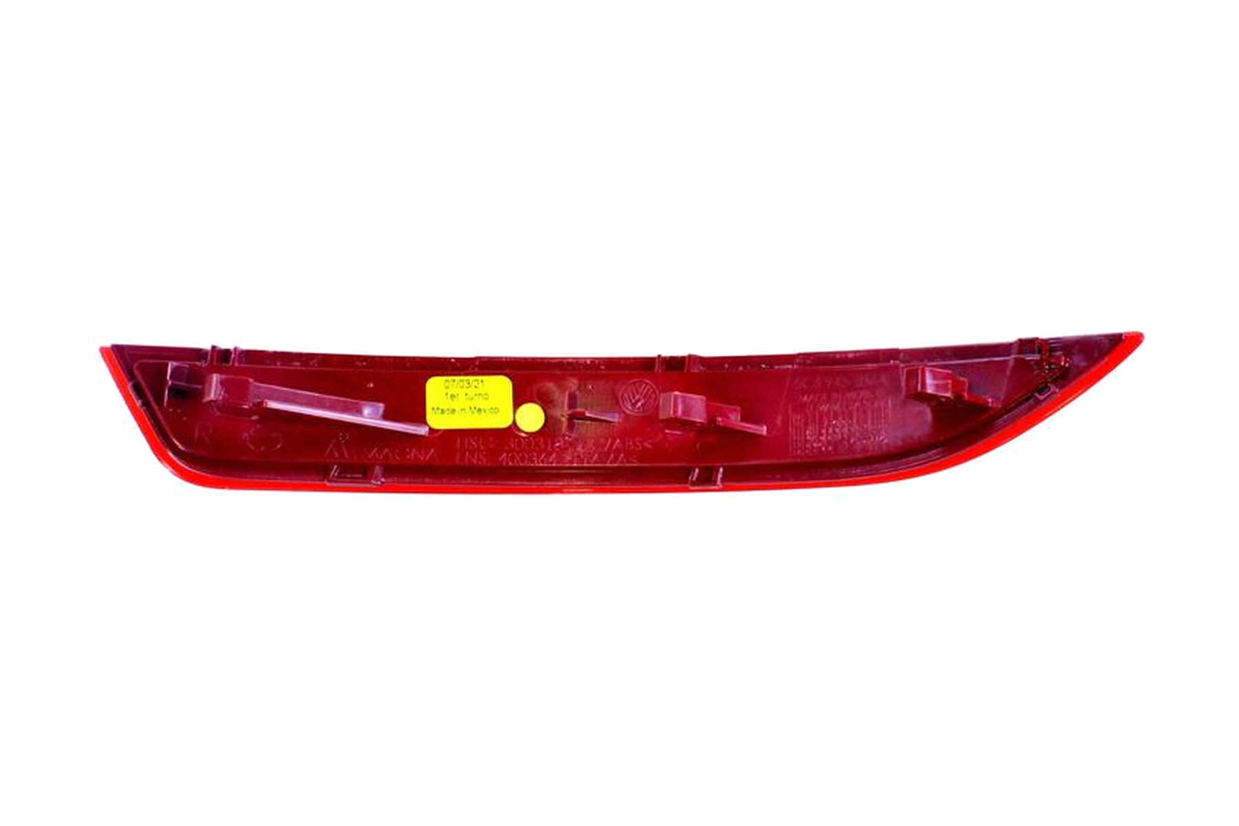 Refletor de Para-choque Vermelho Traseiro Direito (Passageiro) VW 5C6945106A - Imagem 3