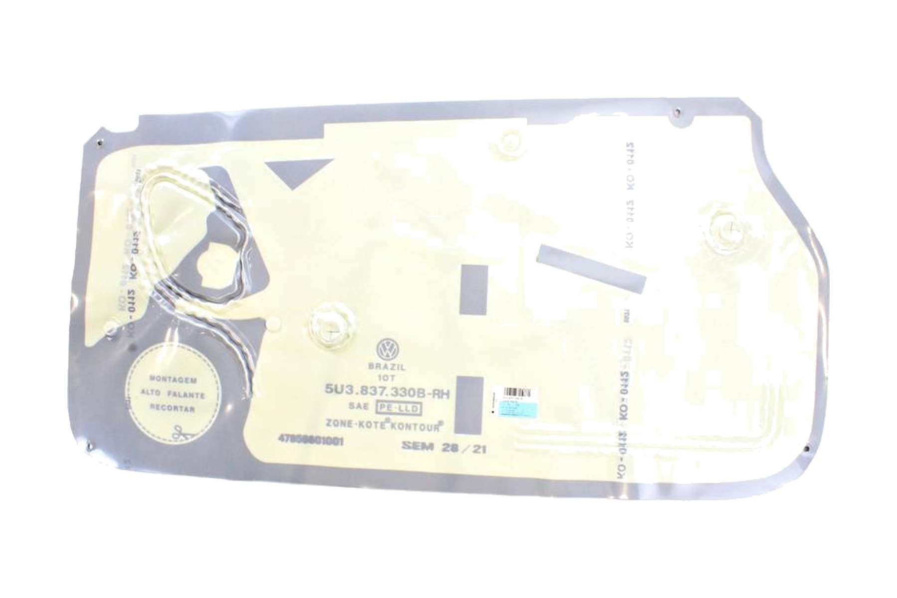 Capa de Proteção de Porta VW 5U3837330B