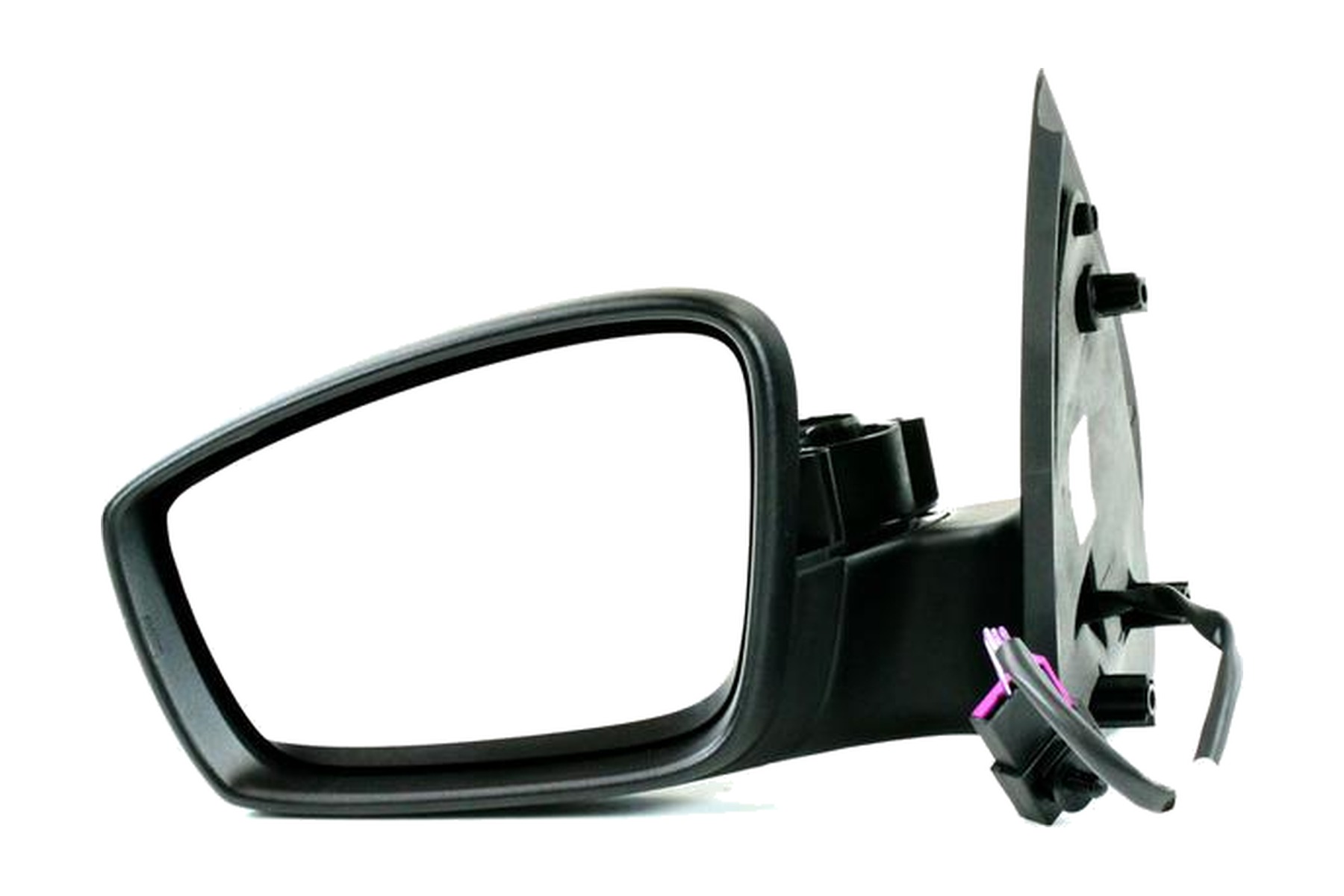 Espelho Retrovisor Preto Esquerdo (Motorista) Elétrico VW 5U1857507P9B9