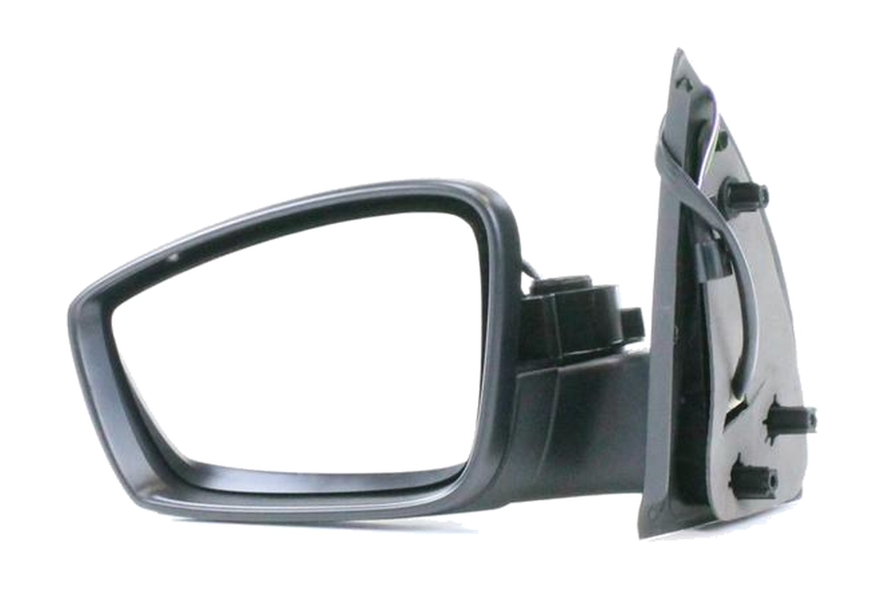 Espelho Retrovisor Preto Esquerdo (Motorista) Elétrico VW 5U7857507H1NN - Imagem 2