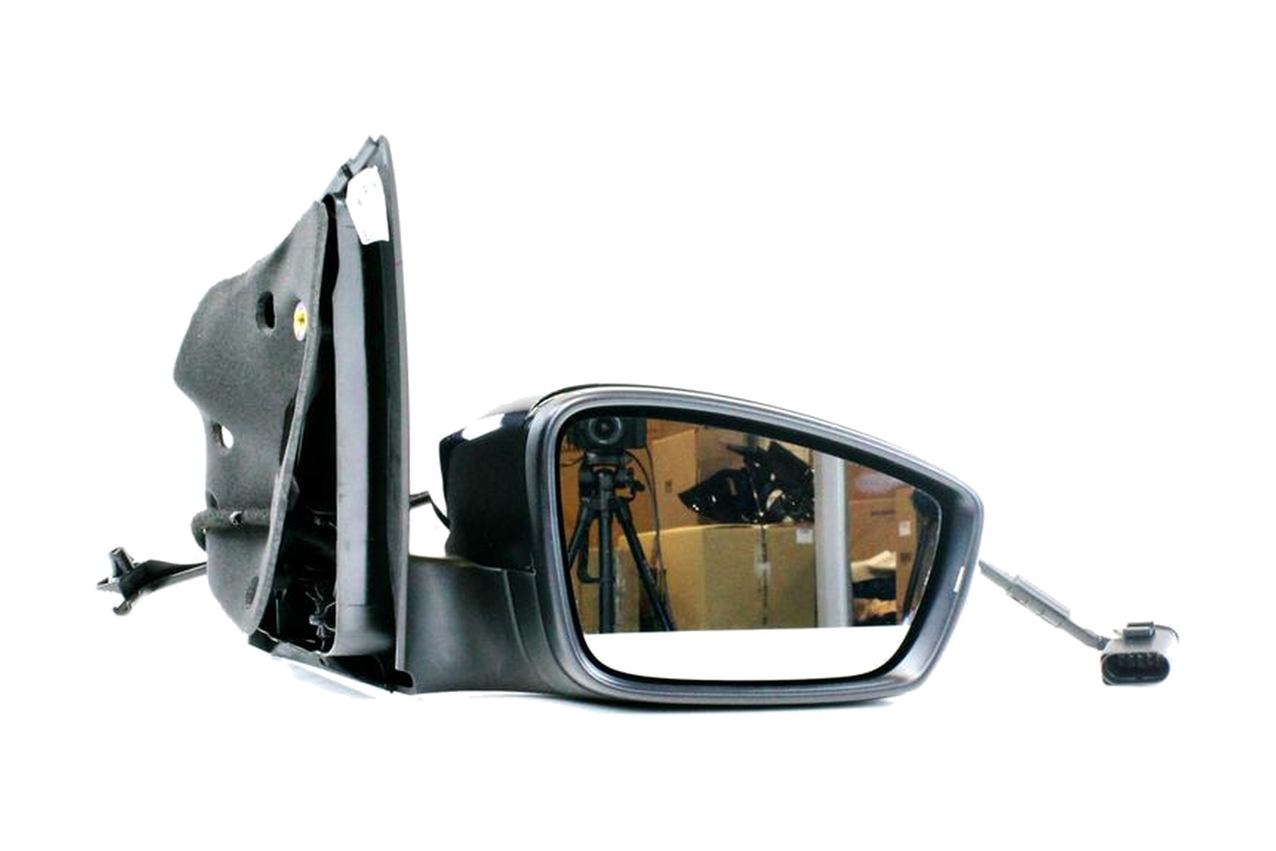Espelho Retrovisor Preto Direito (Passageiro) Elétrico VW 1SB857508F9B9