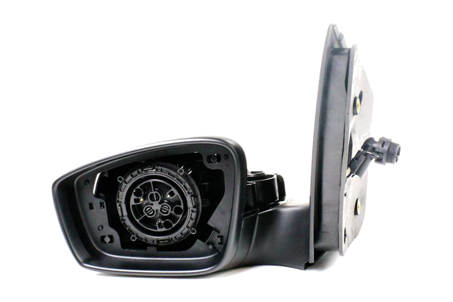 Espelho Retrovisor Preto Esquerdo (Motorista) Manual VW 1SB857507D9B9