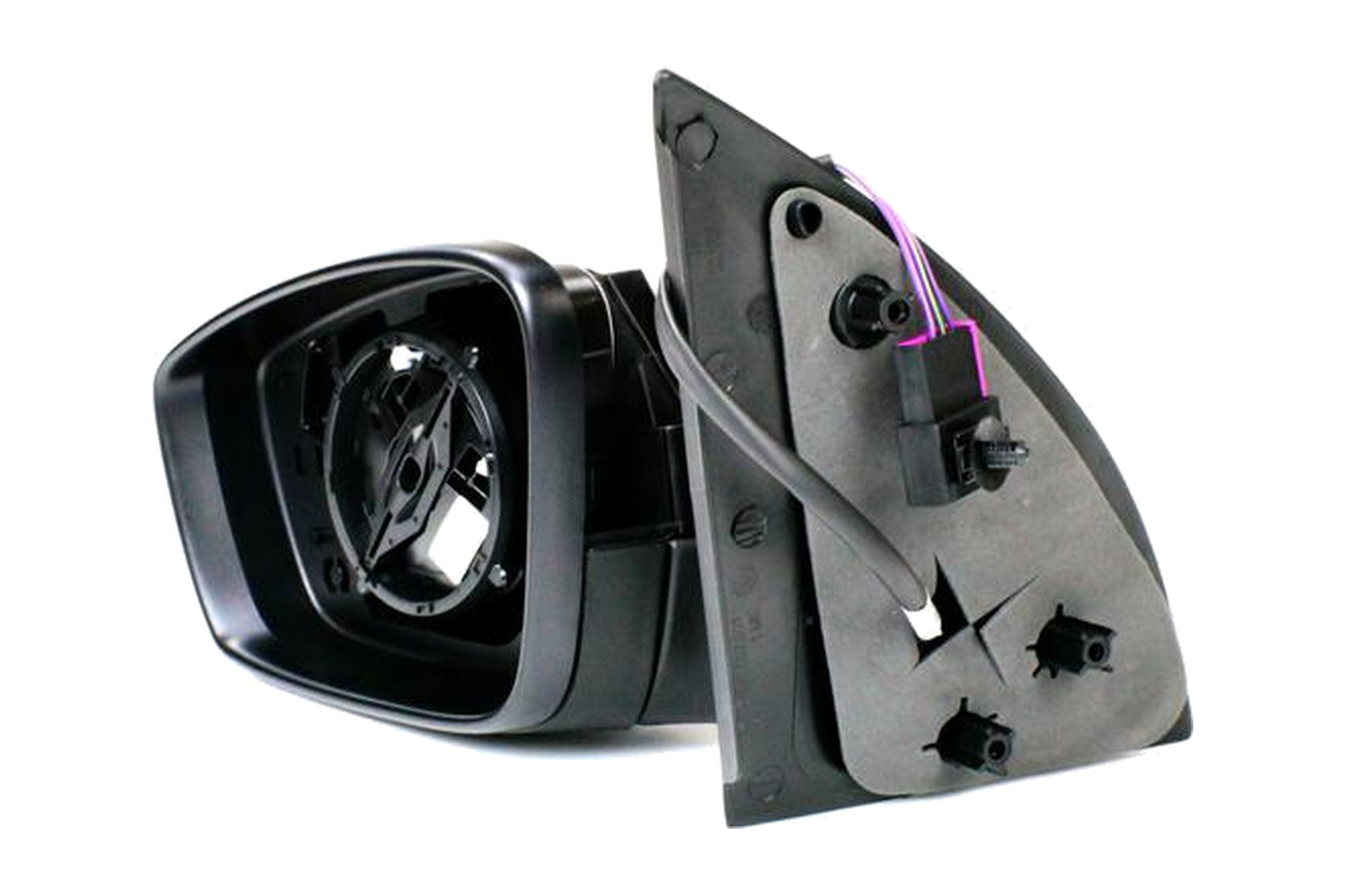Espelho Retrovisor Preto Esquerdo (Motorista) Elétrico VW 5U7857507K9B9 - Imagem 4
