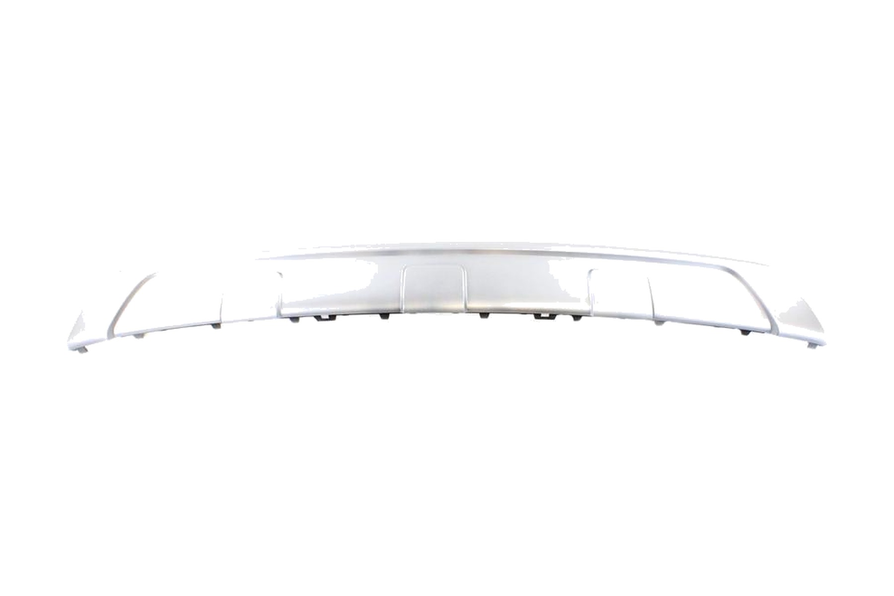 Spoiler Difusor de Para-choque Traseiro Central Prata Fosco VW 1SB813312EL7