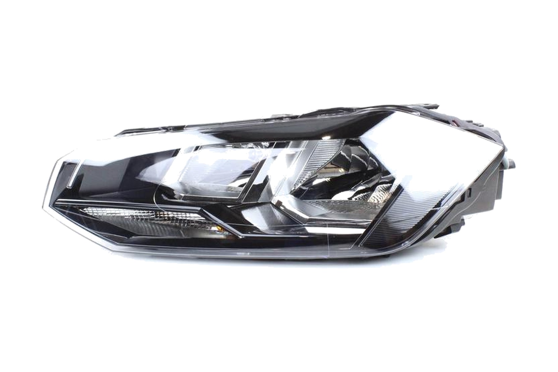 Farol Esquerdo (Motorista) Máscara Negra VW 6EA941005 - Imagem 2
