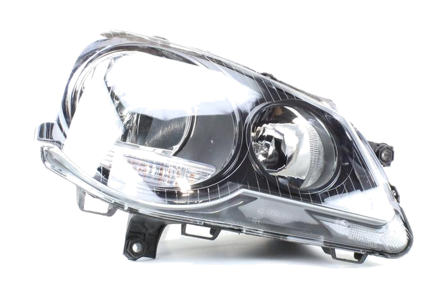 Farol Máscara Negra Direito (Passageiro) Duplo VW 6QE941008D - Imagem 2