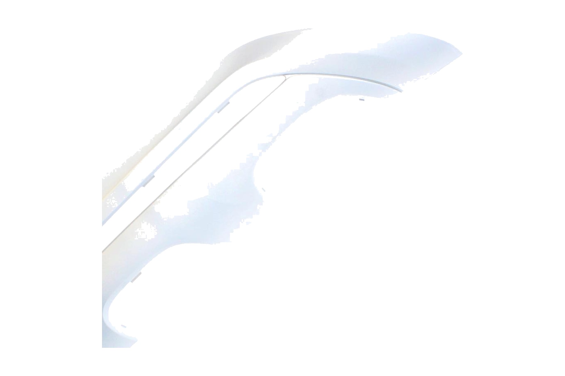 Spoiler Difusor de Para-choque Traseiro Central Prata Fosco VW 2GK8075682UC - Imagem 3