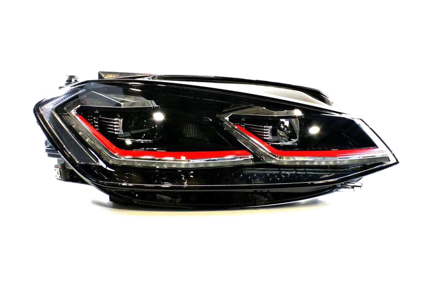 Farol Máscara Negra LED Direito (Passageiro) VW 5GM941078C