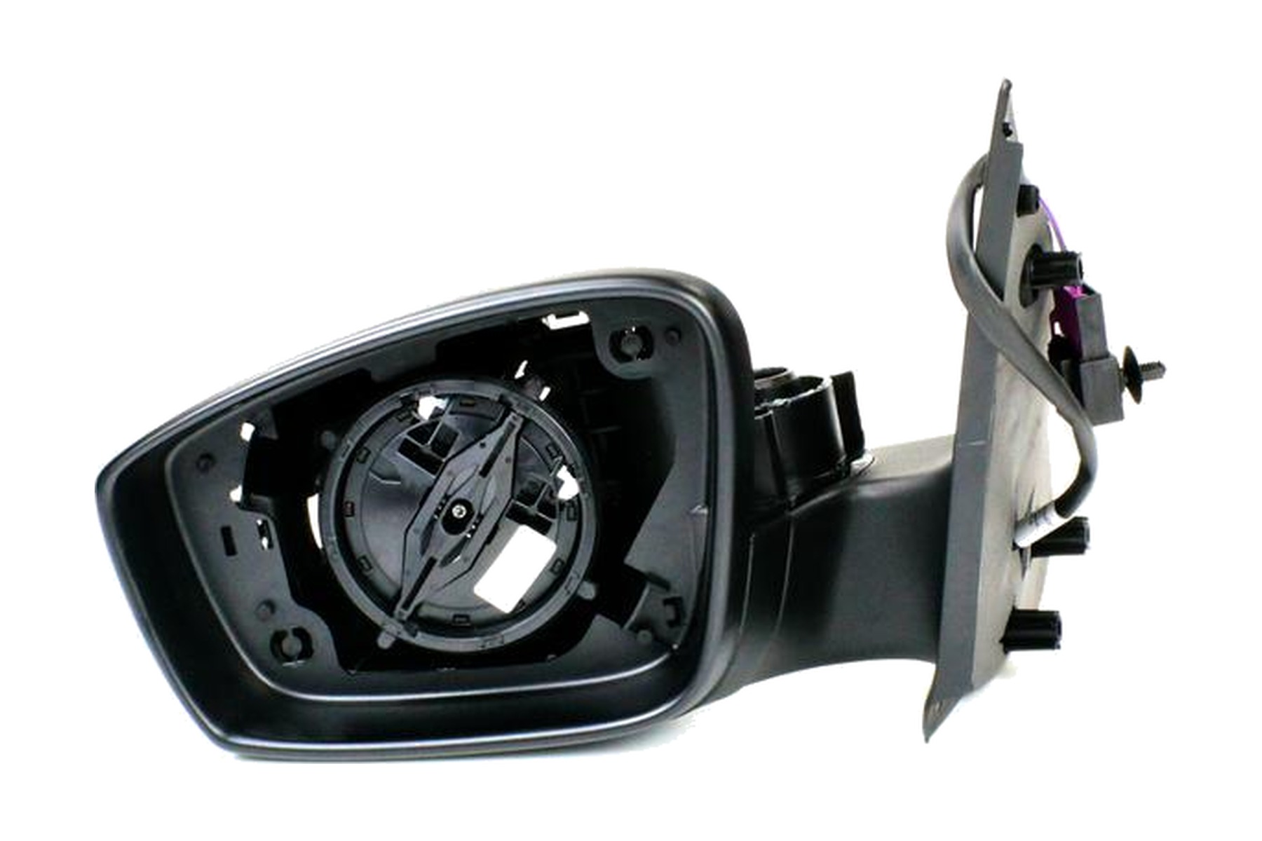 Espelho Retrovisor Preto Esquerdo (Motorista) Elétrico VW 5U7857507K9B9