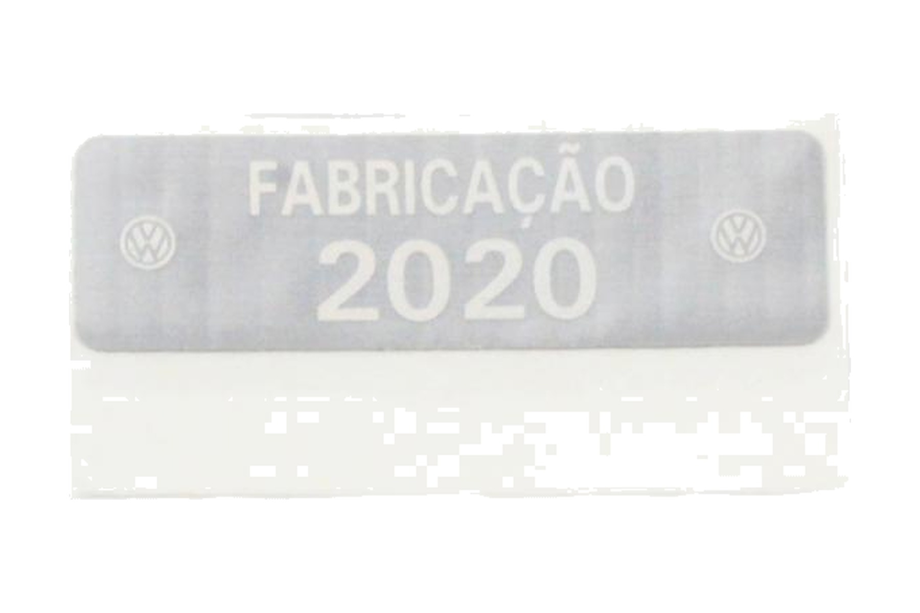 Etiqueta de Fabricação de Veículo VW 5U0010014E