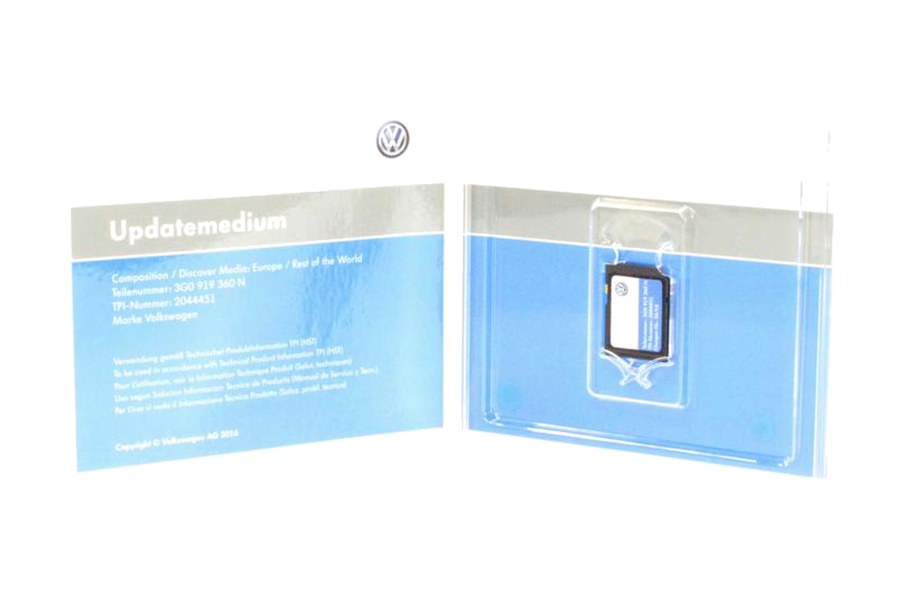 Cartão de Memória SD VW 3G0919360N - Imagem 3