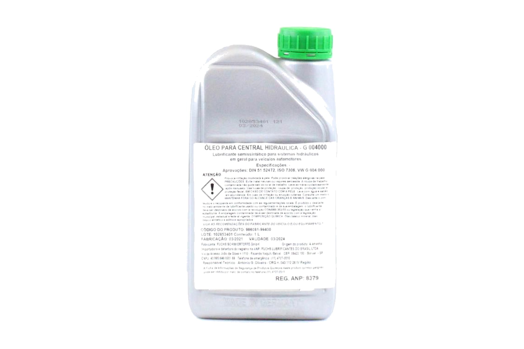 Óleo de Direção Hidráulica Semissintético VW G004000M2 - Imagem 2