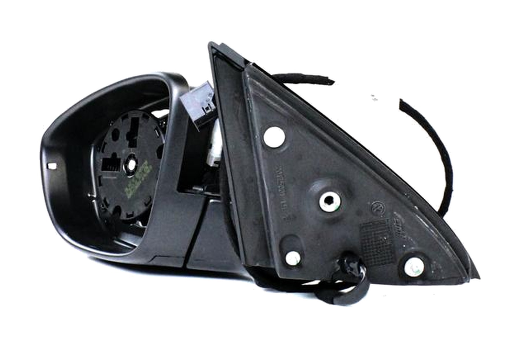 Espelho Retrovisor Preto Esquerdo (Motorista) Elétrico VW 5C7857507AM - Imagem 4