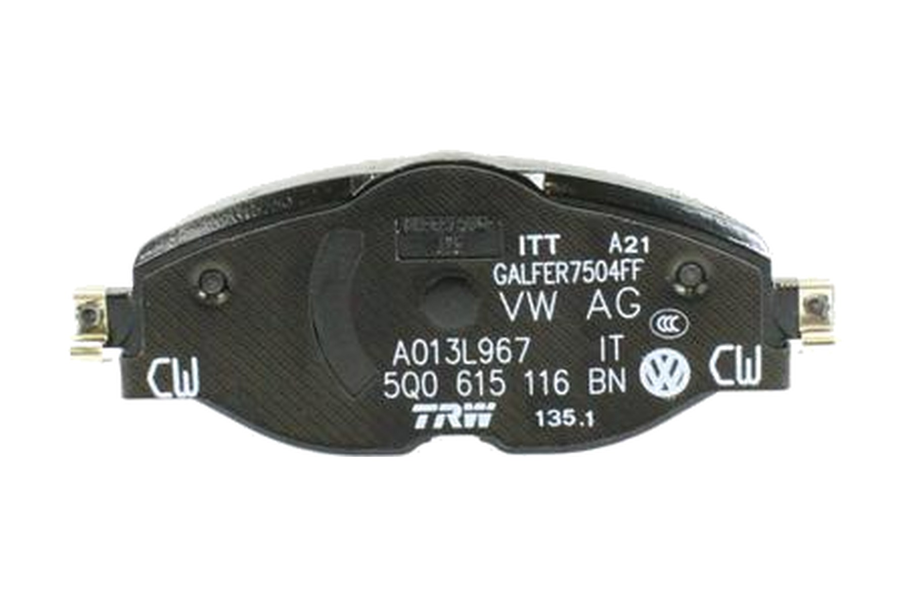 Pastilha de Freio Dianteiro VW 5Q0698151AH - Imagem 4