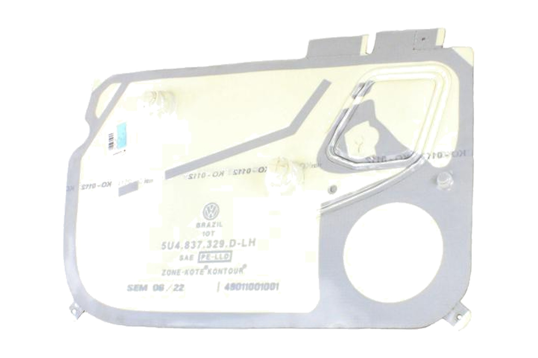 Capa de Proteção de Porta VW 5U4837329D - Imagem 2