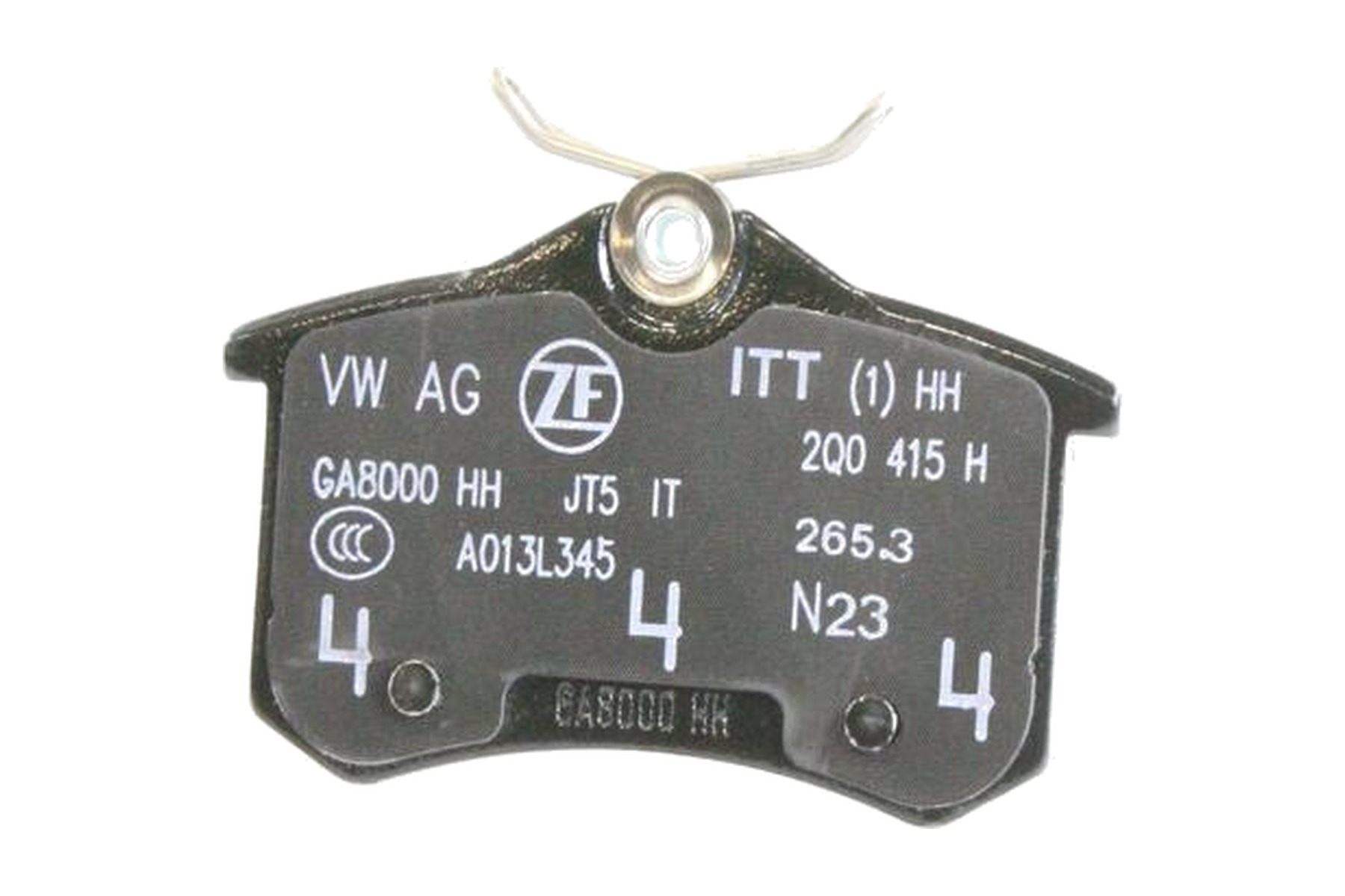 Pastilha de Freio VW 2Q0698451C - Imagem 2