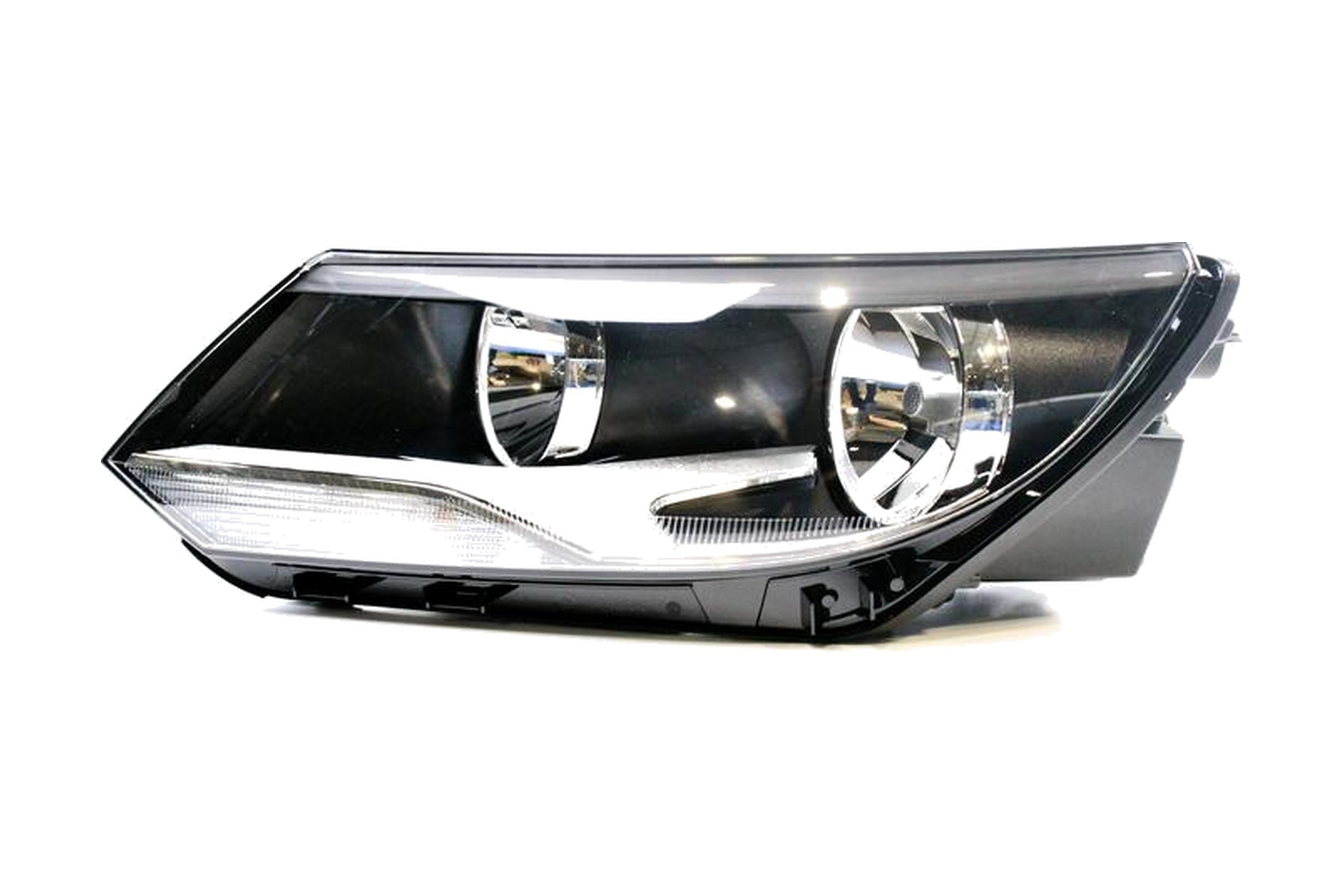 Farol Máscara Negra Esquerdo (Motorista) VW 5N1941005C - Imagem 2