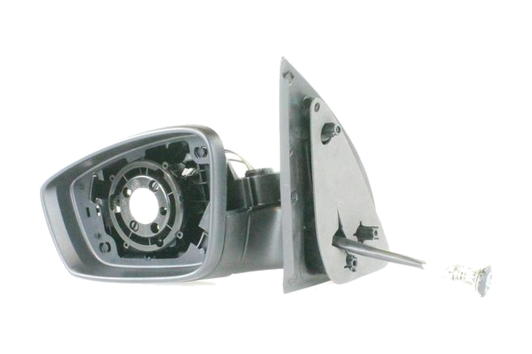 Espelho Retrovisor Preto Esquerdo (Motorista) Manual VW 5U7857507F9B9 - Imagem 3