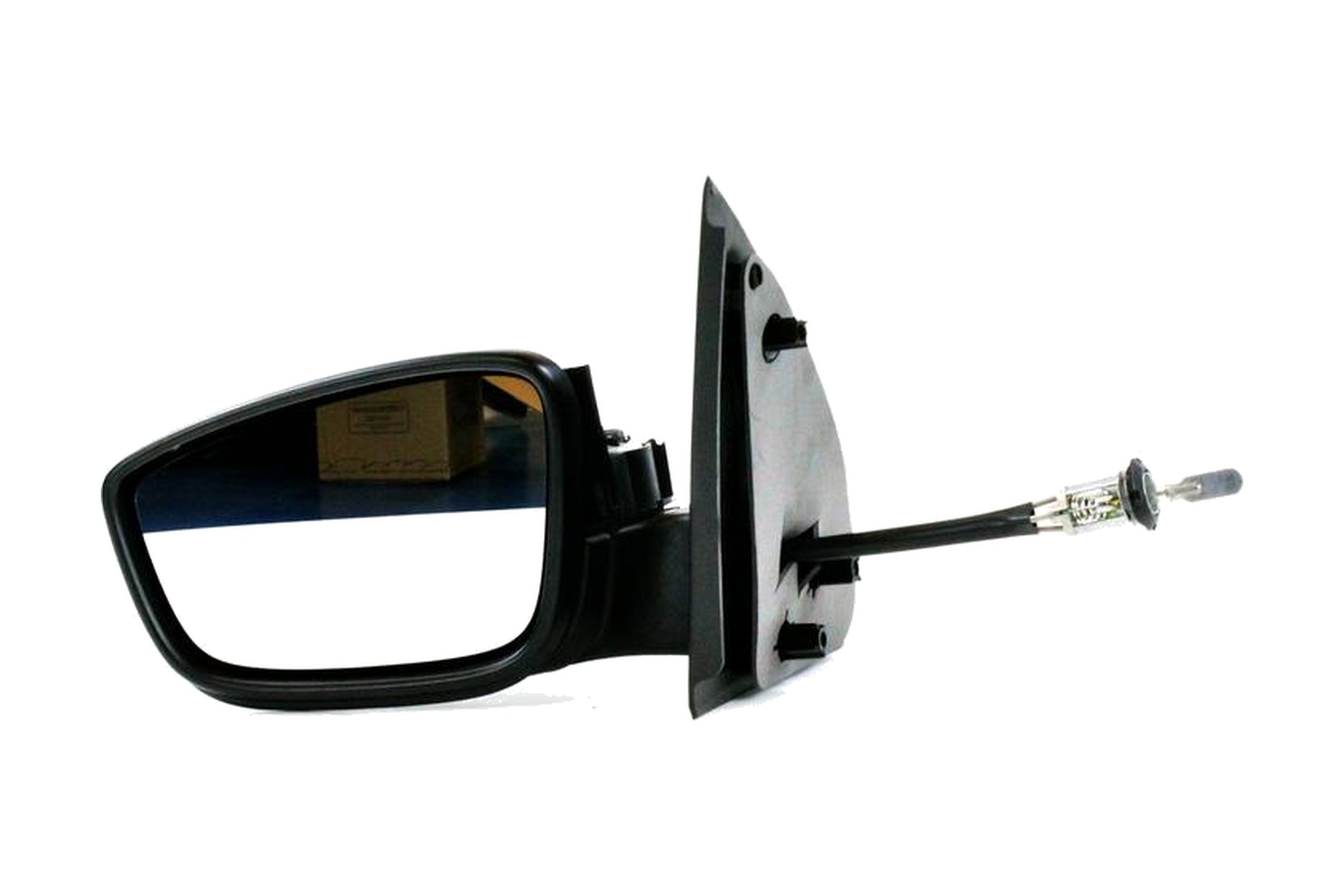 Espelho Retrovisor Preto Esquerdo (Motorista) Manual VW 5U7857507B1NN - Imagem 2