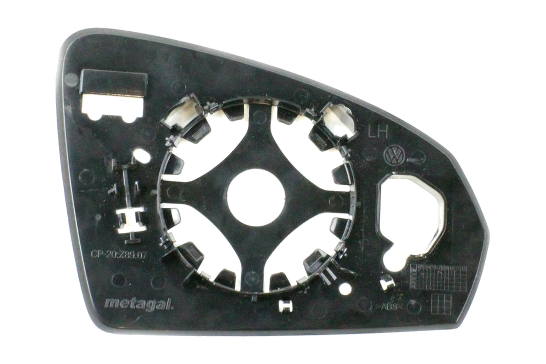 Vidro de Espelho Retrovisor Esquerdo (Motorista) VW 2GK857521 - Imagem 3