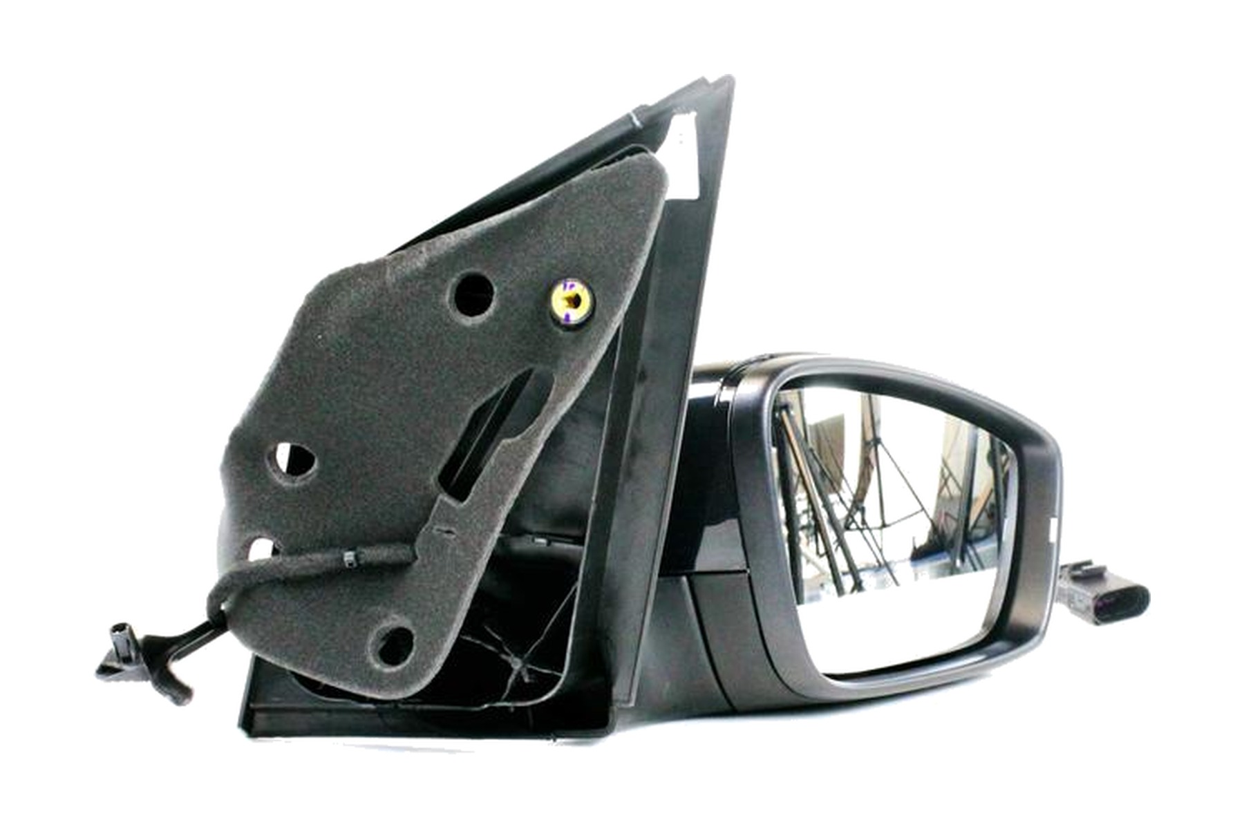 Espelho Retrovisor Preto Direito (Passageiro) Elétrico VW 1SB857508F9B9 - Imagem 22