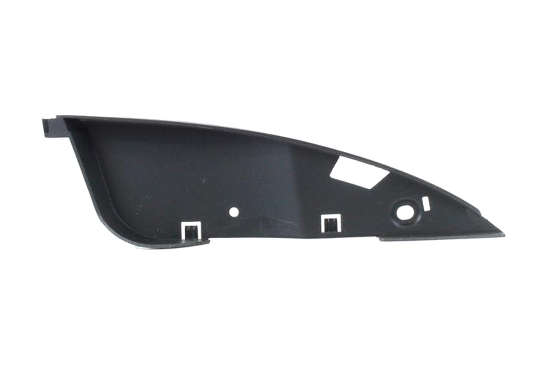 Spoiler Difusor de Para-choque Dianteiro Esquerdo (Motorista) Preto Texturizado VW 2HH805903A9B9