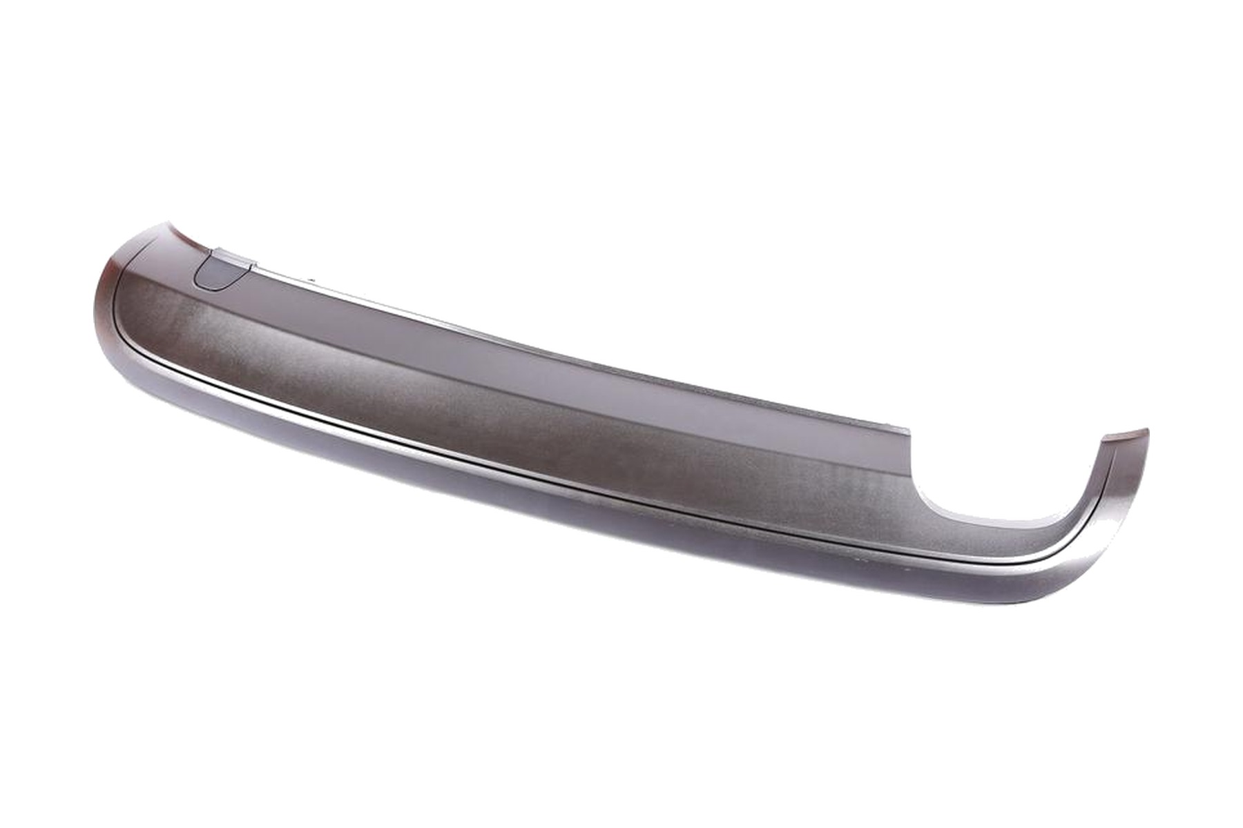 Spoiler Difusor de Para-choque Traseiro Central Texturizado Preto VW 5C6807433