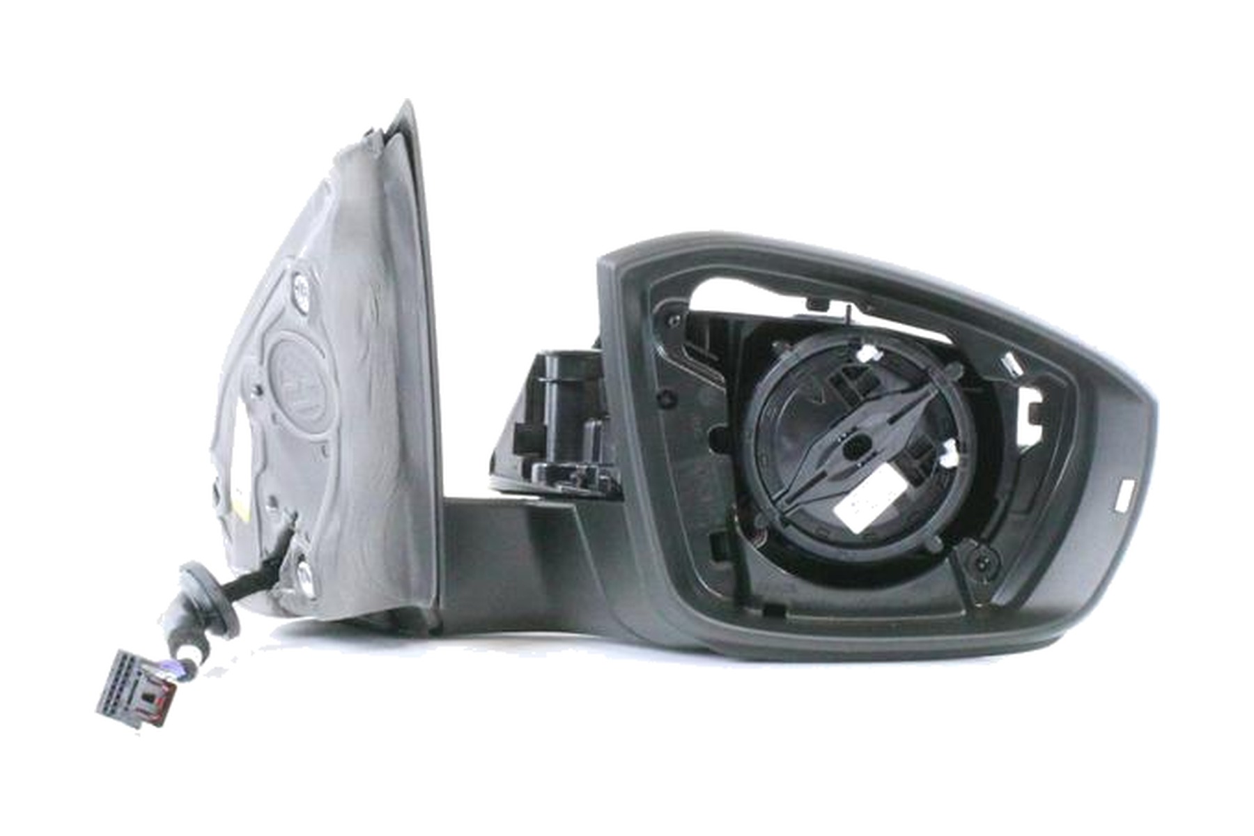 Espelho Retrovisor Preto Direito (Passageiro) Elétrico VW 2GP857508D9B9