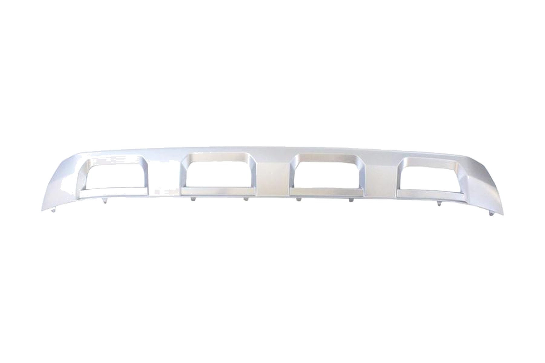 Spoiler Difusor de Para-choque Prata Fosco Dianteiro Central VW 1SB806333AEL7