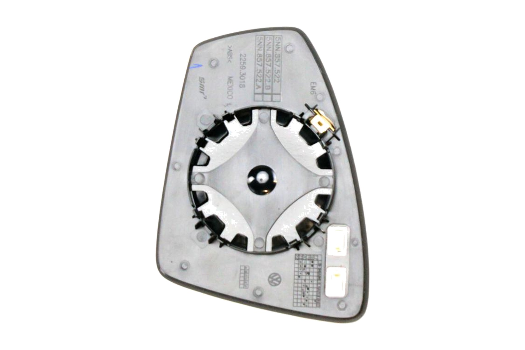 Vidro de Espelho Retrovisor Direito (Passageiro) VW 5NM857522A - Imagem 3