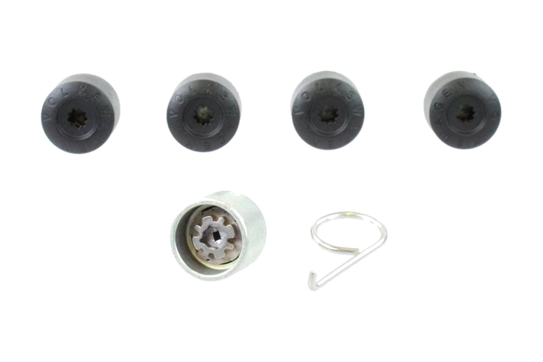 Parafuso Anti-furto de Roda VW 1K0698137A - Imagem 4