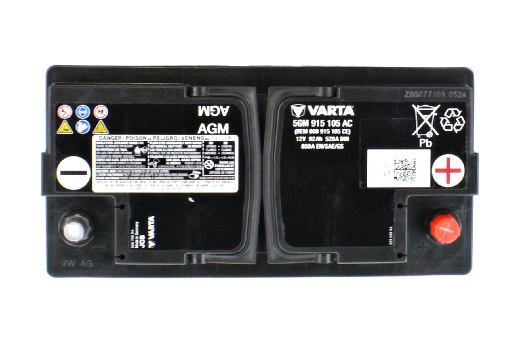 Bateria VW 5GM915105AC