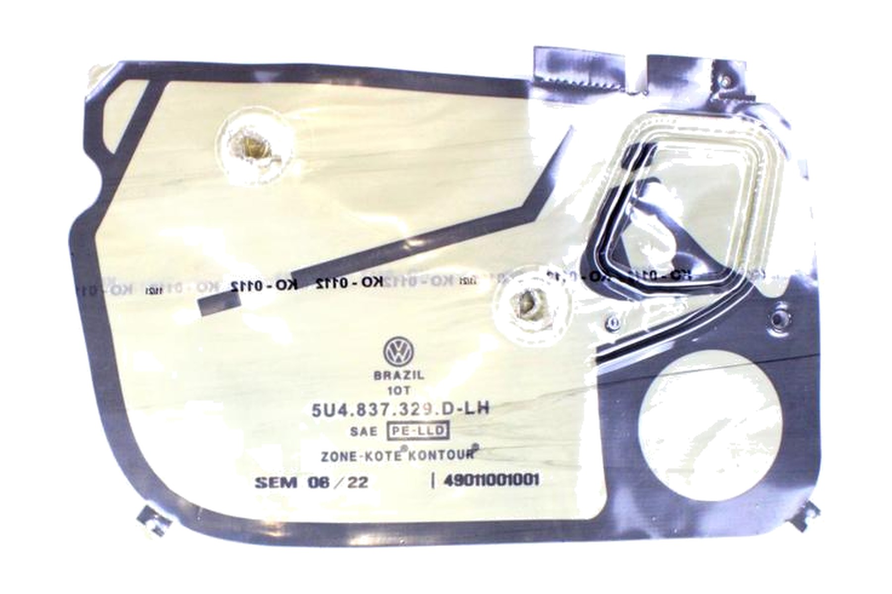 Capa de Proteção de Porta VW 5U4837329D - Imagem 3