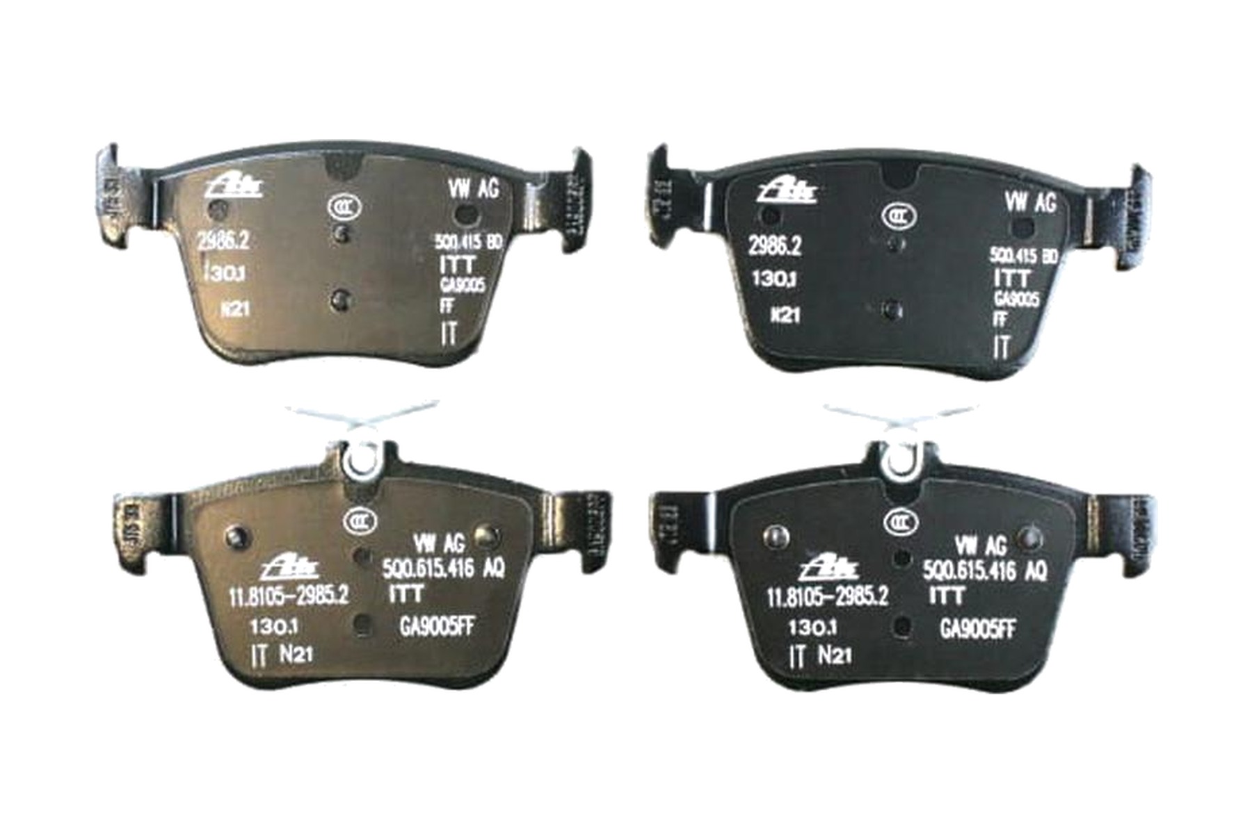 Pastilha de Freio Traseiro VW 5Q0698451AG - Imagem 4