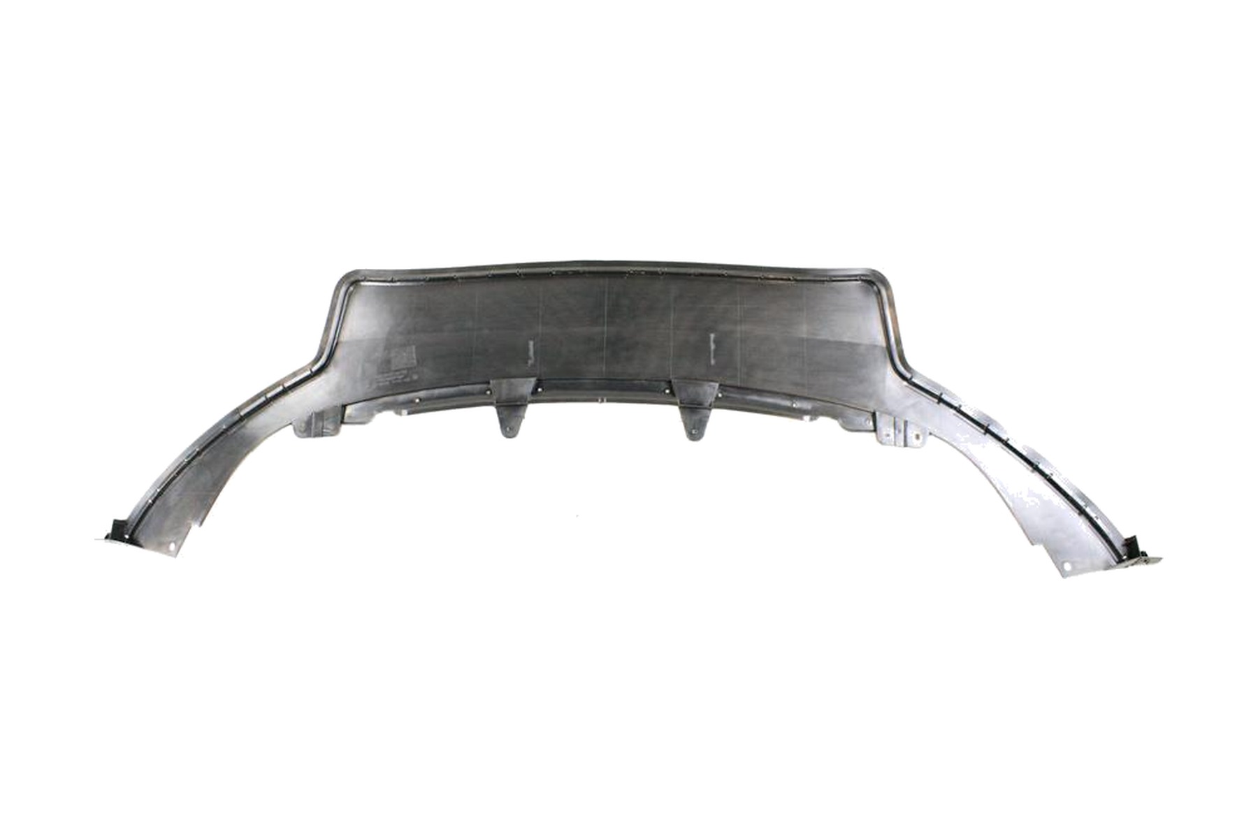 Spoiler Difusor de Para-choque Dianteiro Central Preto Texturizado VW 5C68059039B9 - Imagem 2