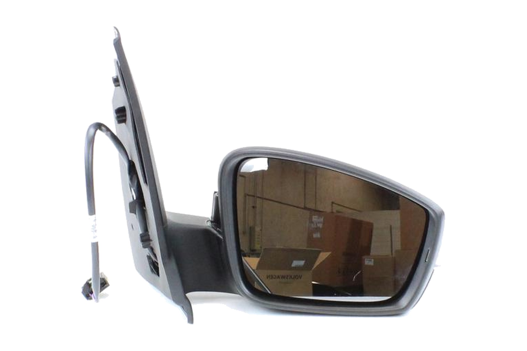 Espelho Retrovisor Preto Direito (Passageiro) Elétrico VW 5Z1857508L9B9 - Imagem 2