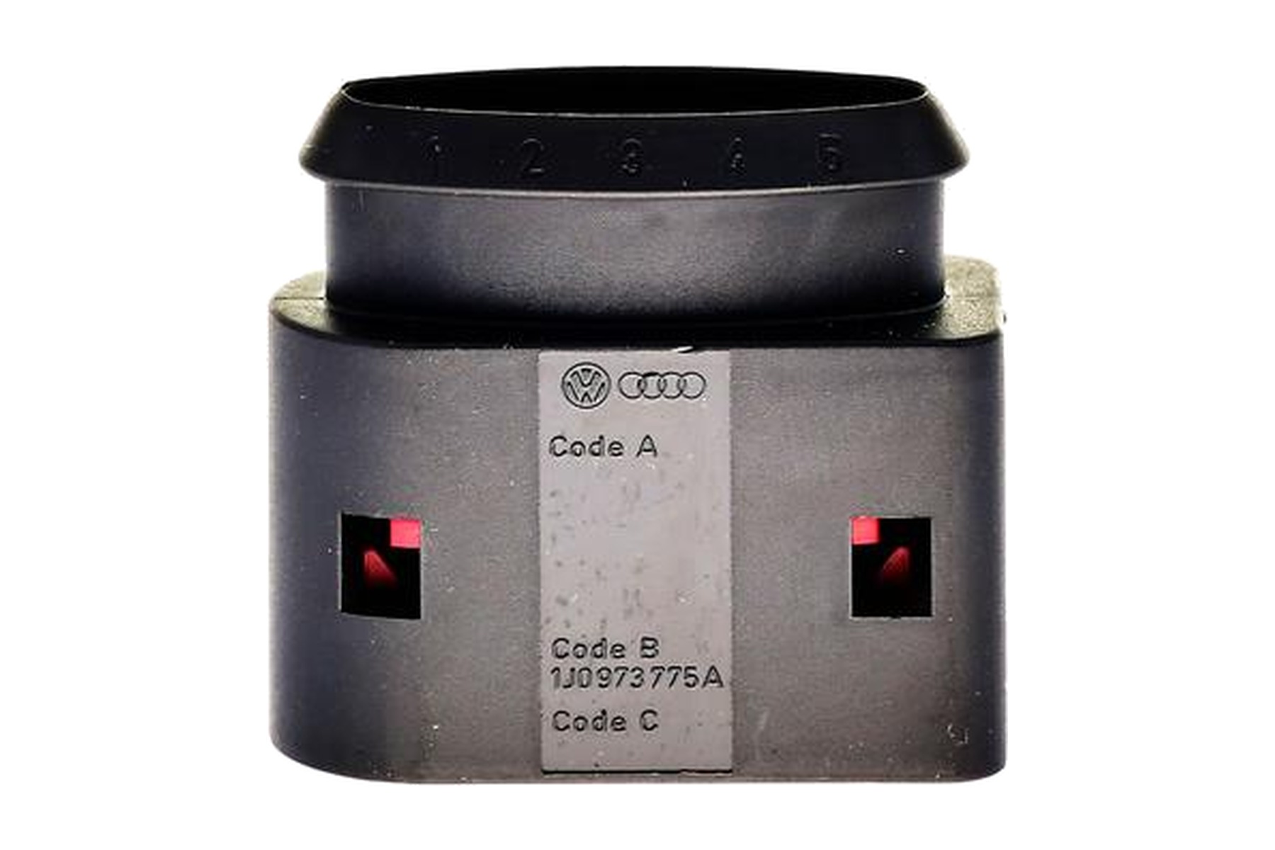 Conector de Chicote Elétrico de Sensor de Fluxo de Ar VW 1J0973775A - Imagem 2