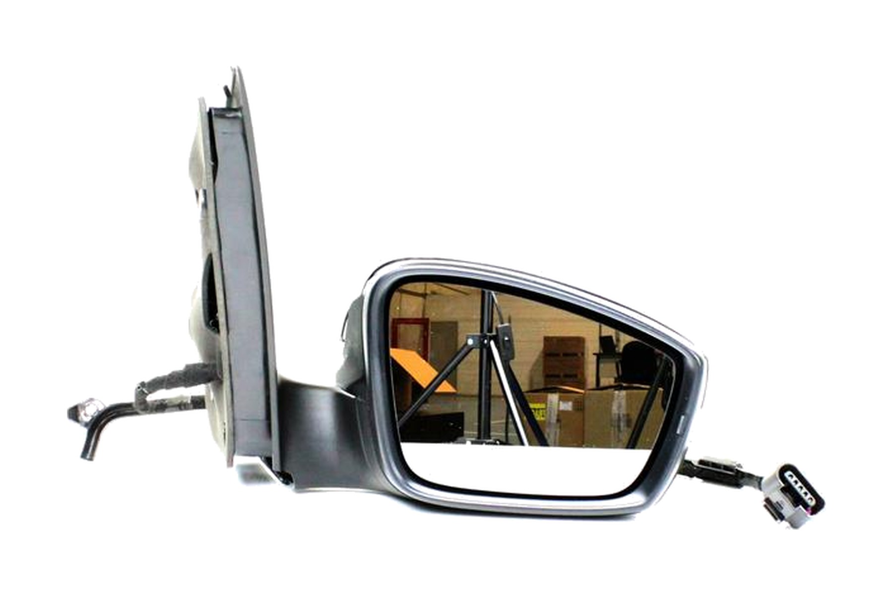 Espelho Retrovisor Preto Direito (Passageiro) Elétrico VW 1SB857508G9B9 - Imagem 2
