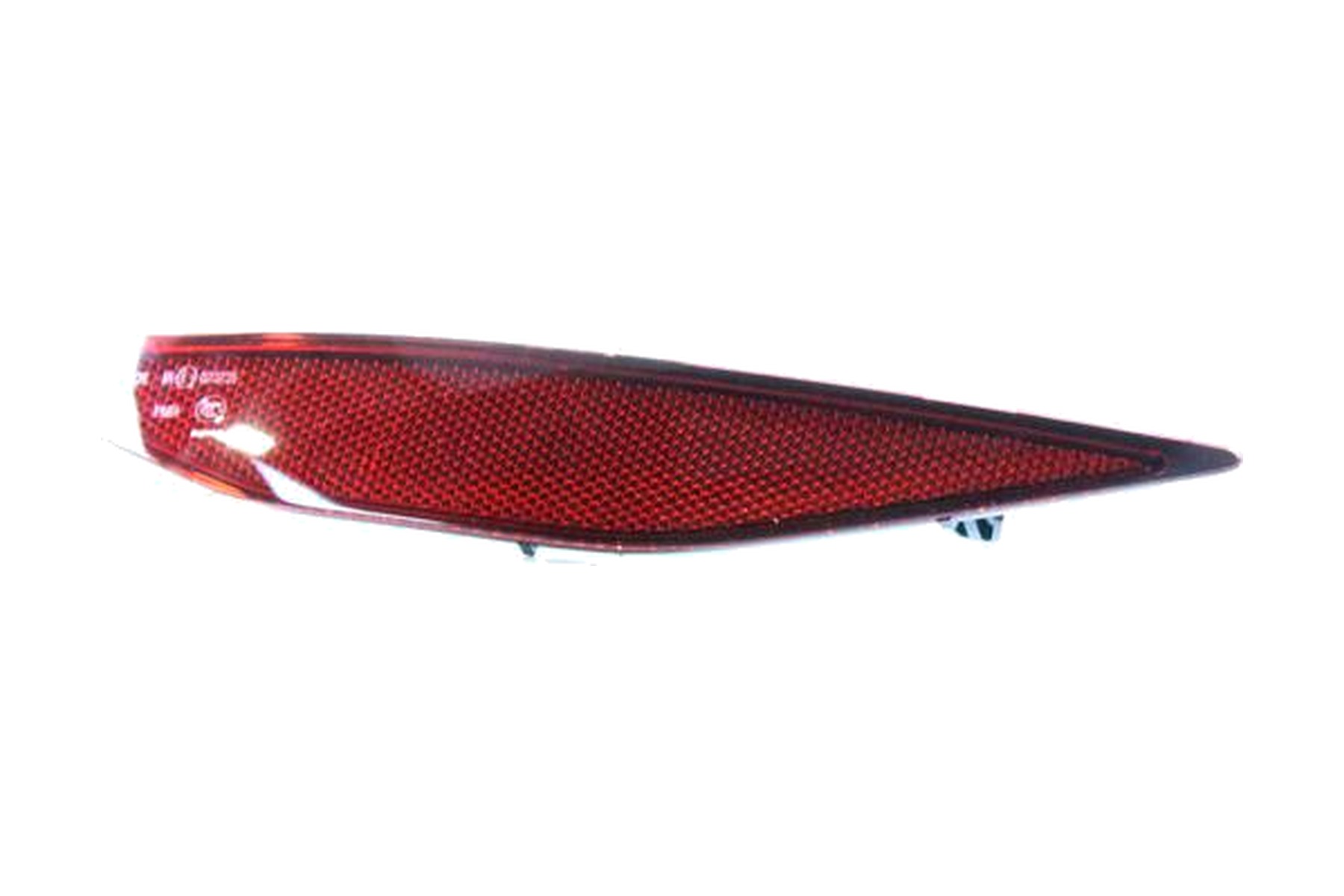 Refletor de Para-choque Vermelho Traseiro Esquerdo (Motorista) VW 5G0945105 - Imagem 3