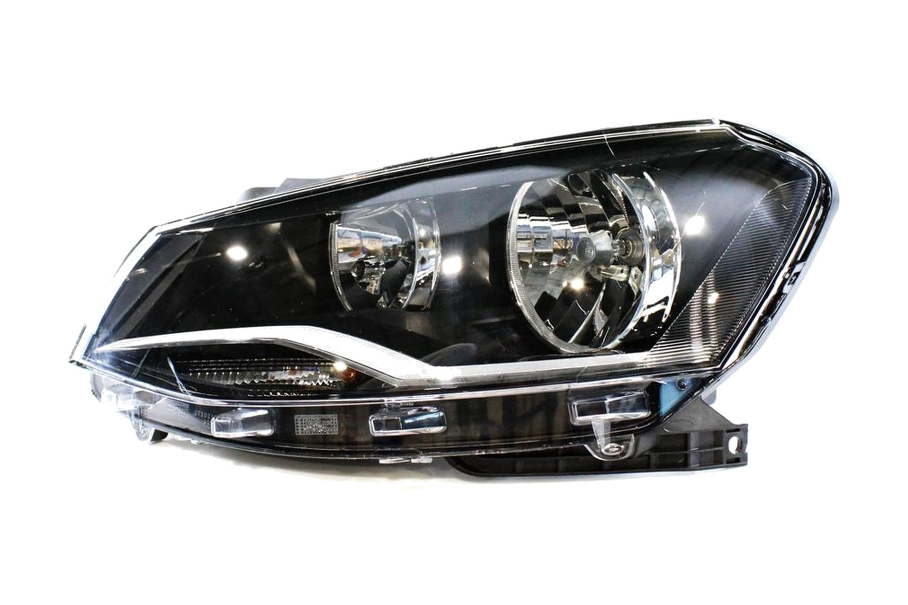 Farol Máscara Negra Esquerdo (Motorista) VW 5U0941007D