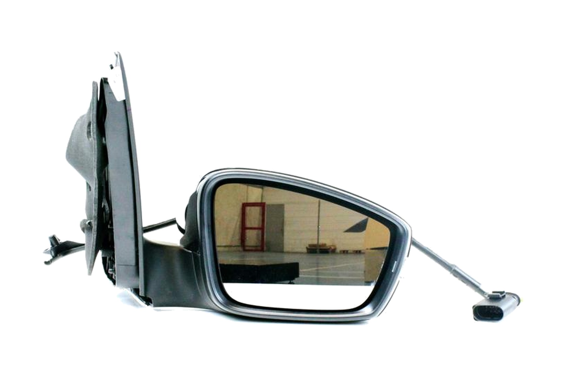Espelho Retrovisor Preto Direito (Passageiro) Elétrico VW 1SB857508F9B9 - Imagem 2