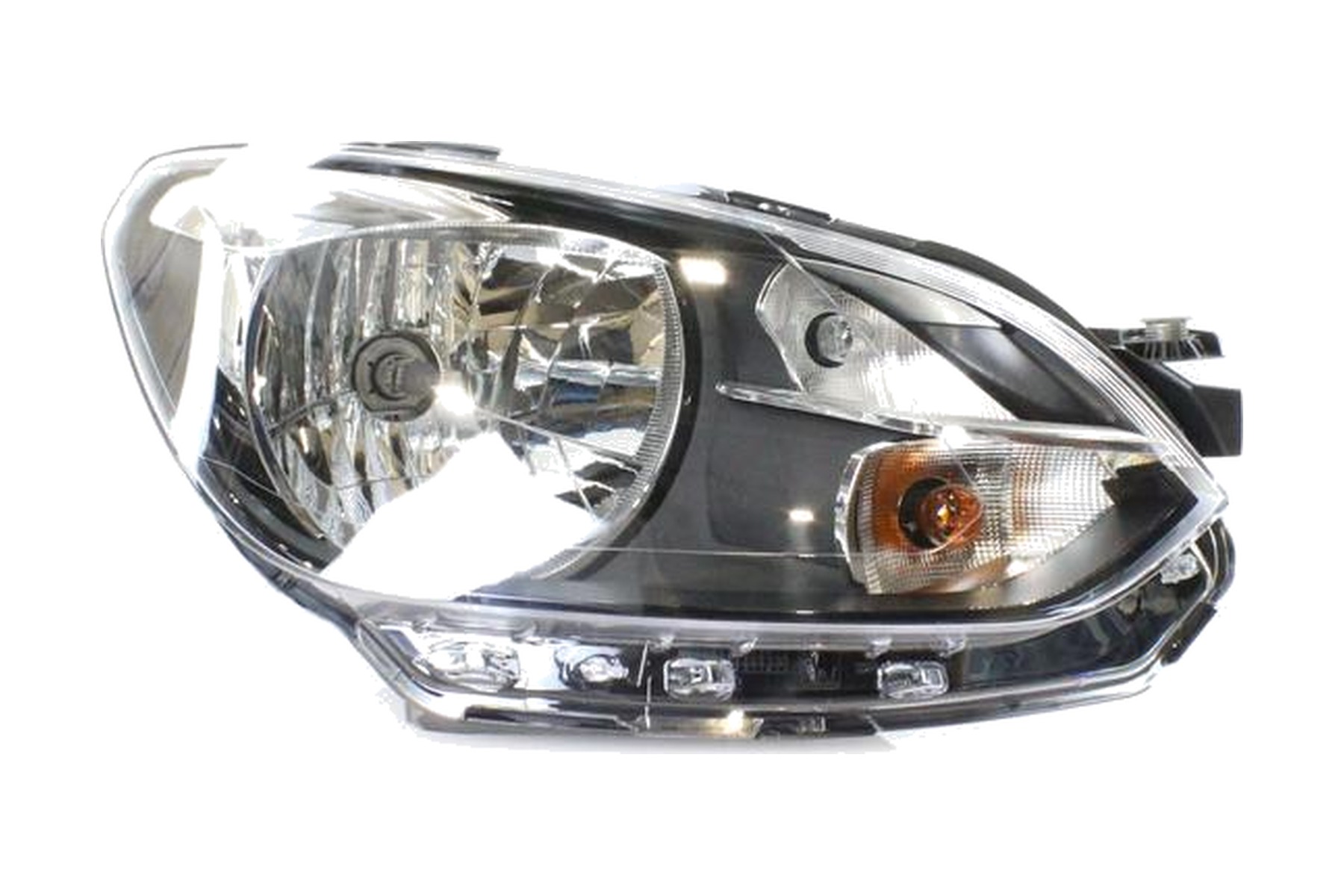 Farol Direito (Passageiro) Máscara Negra VW 1SB941016C - Imagem 2