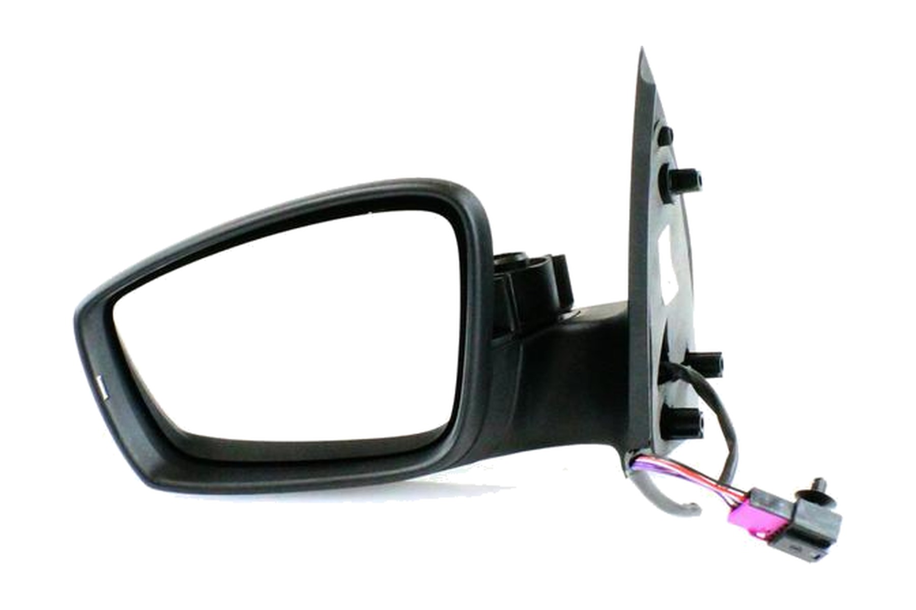 Espelho Retrovisor Preto Esquerdo (Motorista) Elétrico VW 5U1857507N9B9