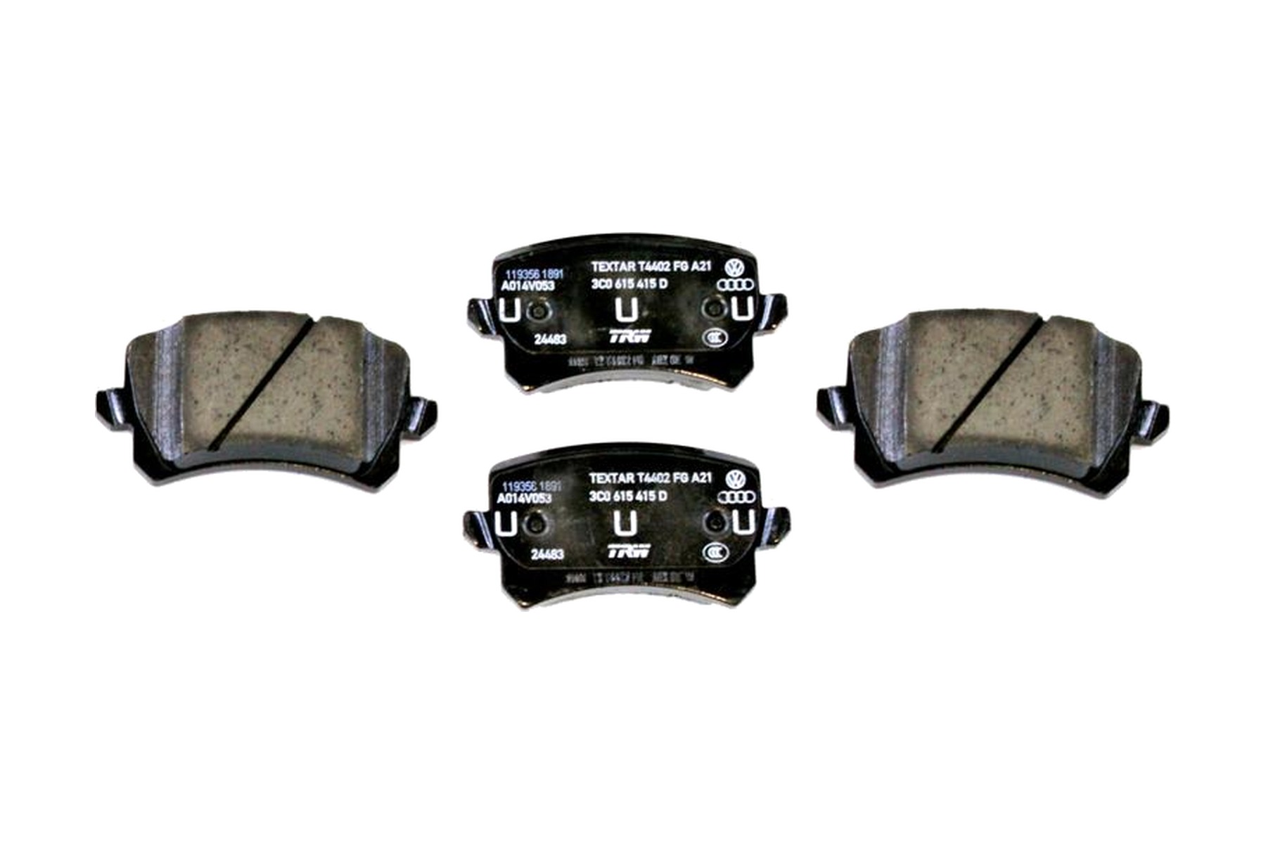 Pastilha de Freio Traseiro VW 3AA698451B