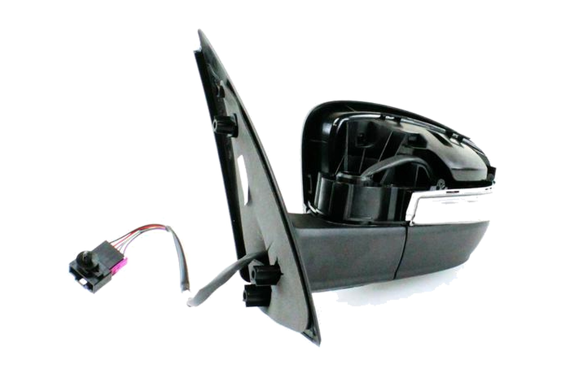 Espelho Retrovisor Preto Esquerdo (Motorista) Elétrico VW 5U1857507N9B9 - Imagem 10