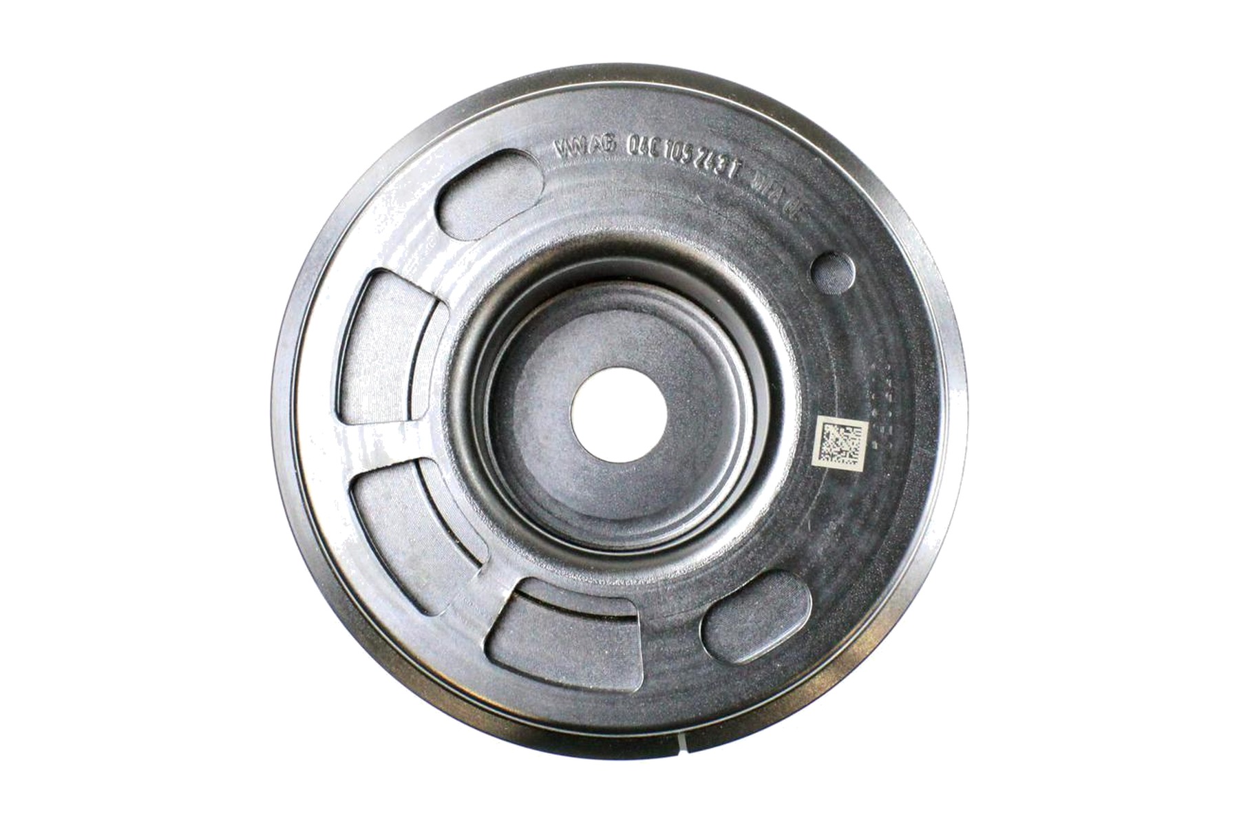 Polia de Virabrequim Poly-V VW 04C105243T - Imagem 4