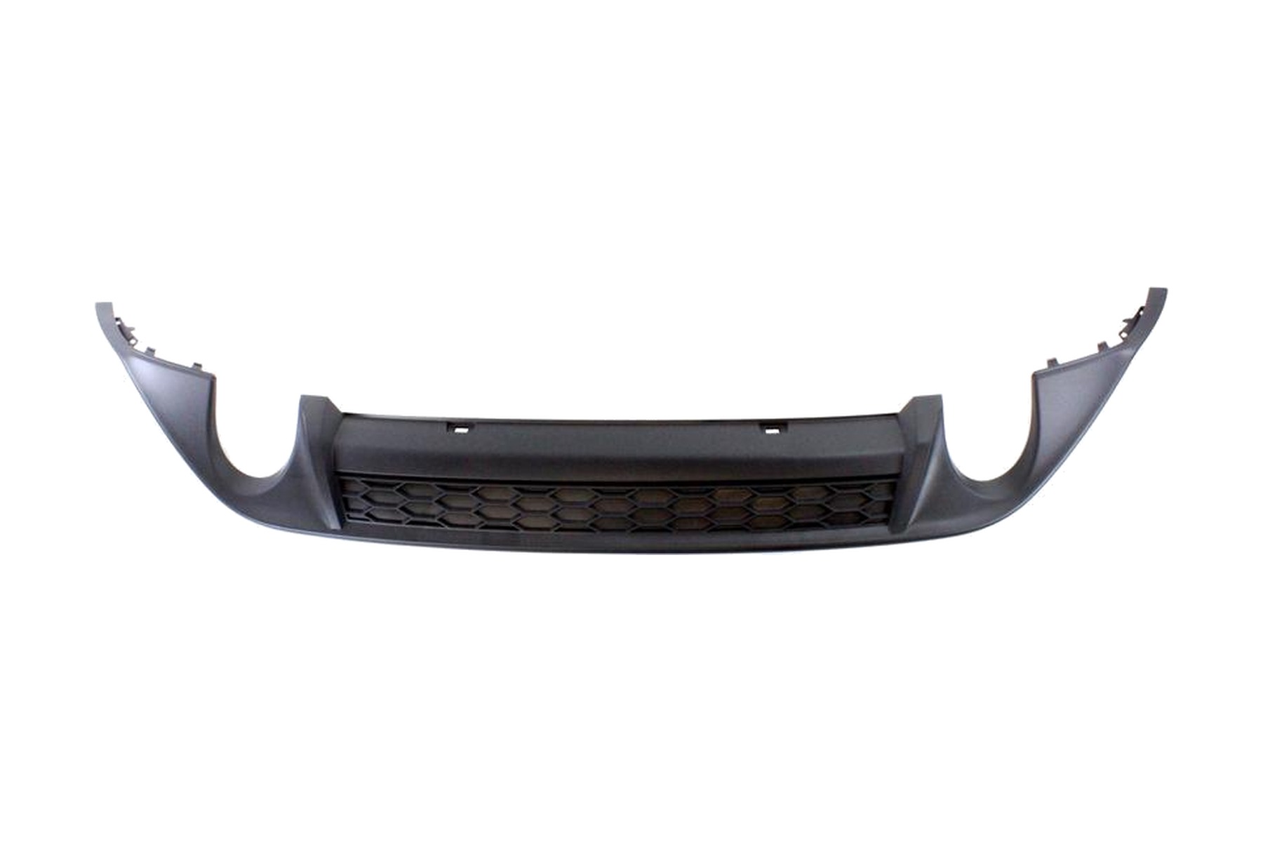 Spoiler Difusor de Para-choque Traseiro Central Preto Texturizado VW 5GM807568B9B9