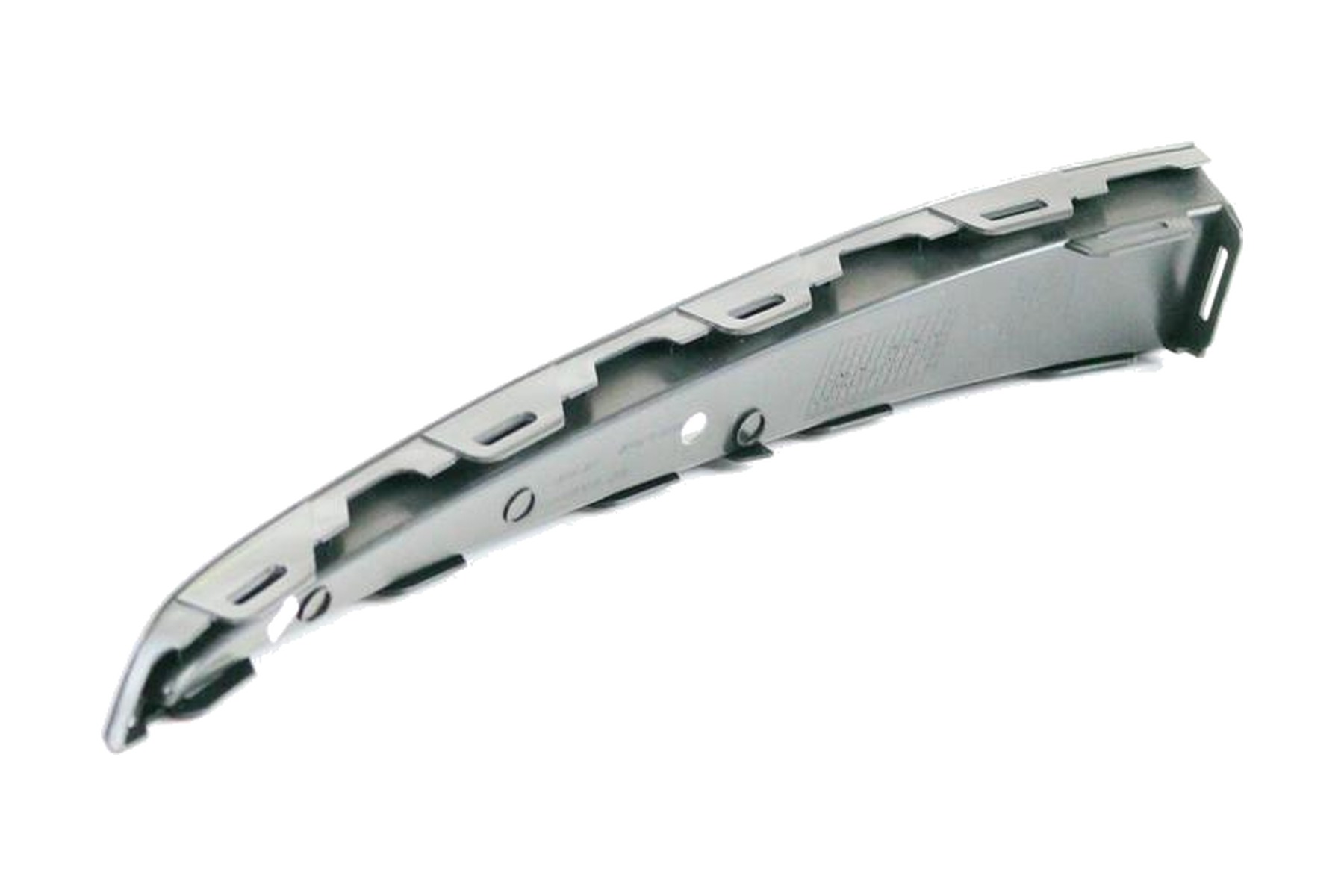 Friso de Moldura de Spoiler de Para-choque Dianteiro Direito (Passageiro) Preto VW 6EA853677C9B9 - Imagem 4