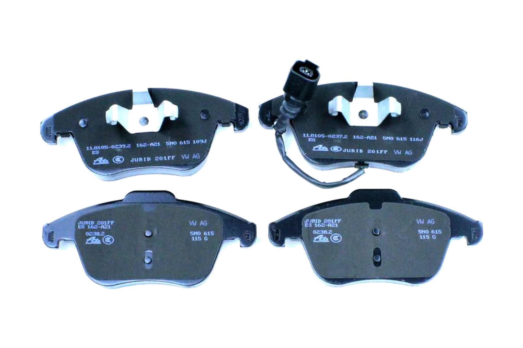 Pastilha de Freio Dianteiro VW 5N0698151D - Imagem 4