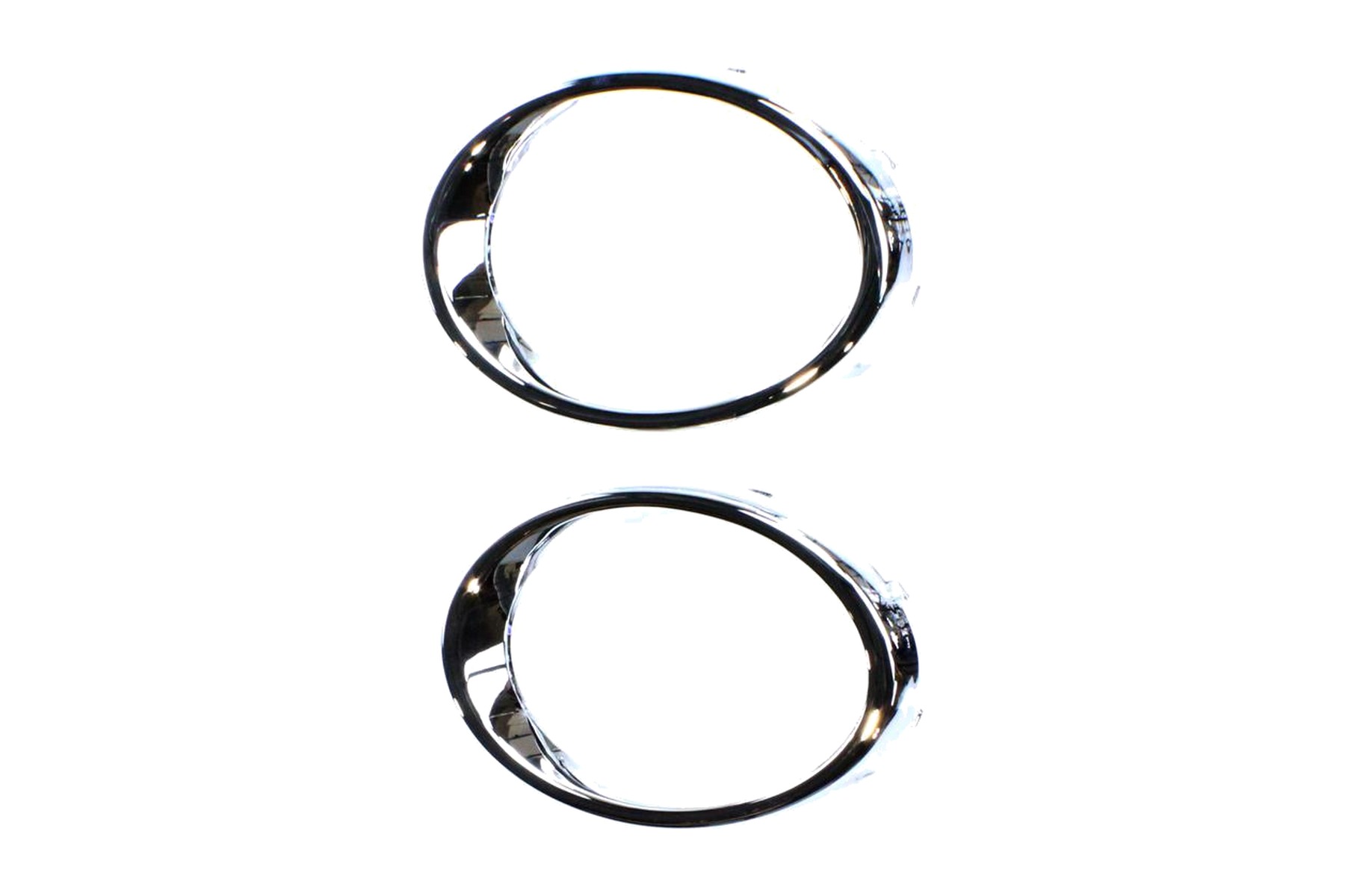 Friso de Moldura de Farol de Milha Cromado Brilhante Direito (Passageiro) Dianteiro VW 5U0853658 - Imagem 3